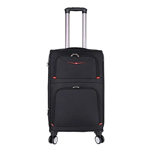 Boarding Luggage Universal Lightweight 3 Piece Hardside Set (20"/24"/28") Expandable Uprights Carry-on Suitcase Softshell Lightweight 360° Silent Spinner Multidirectional Wheels For Travel Airplane Fl