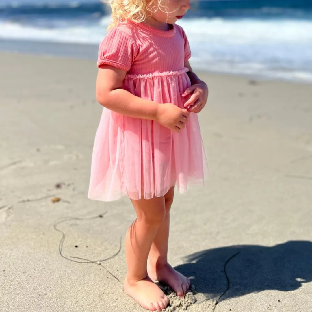 Coral Penelope Dress