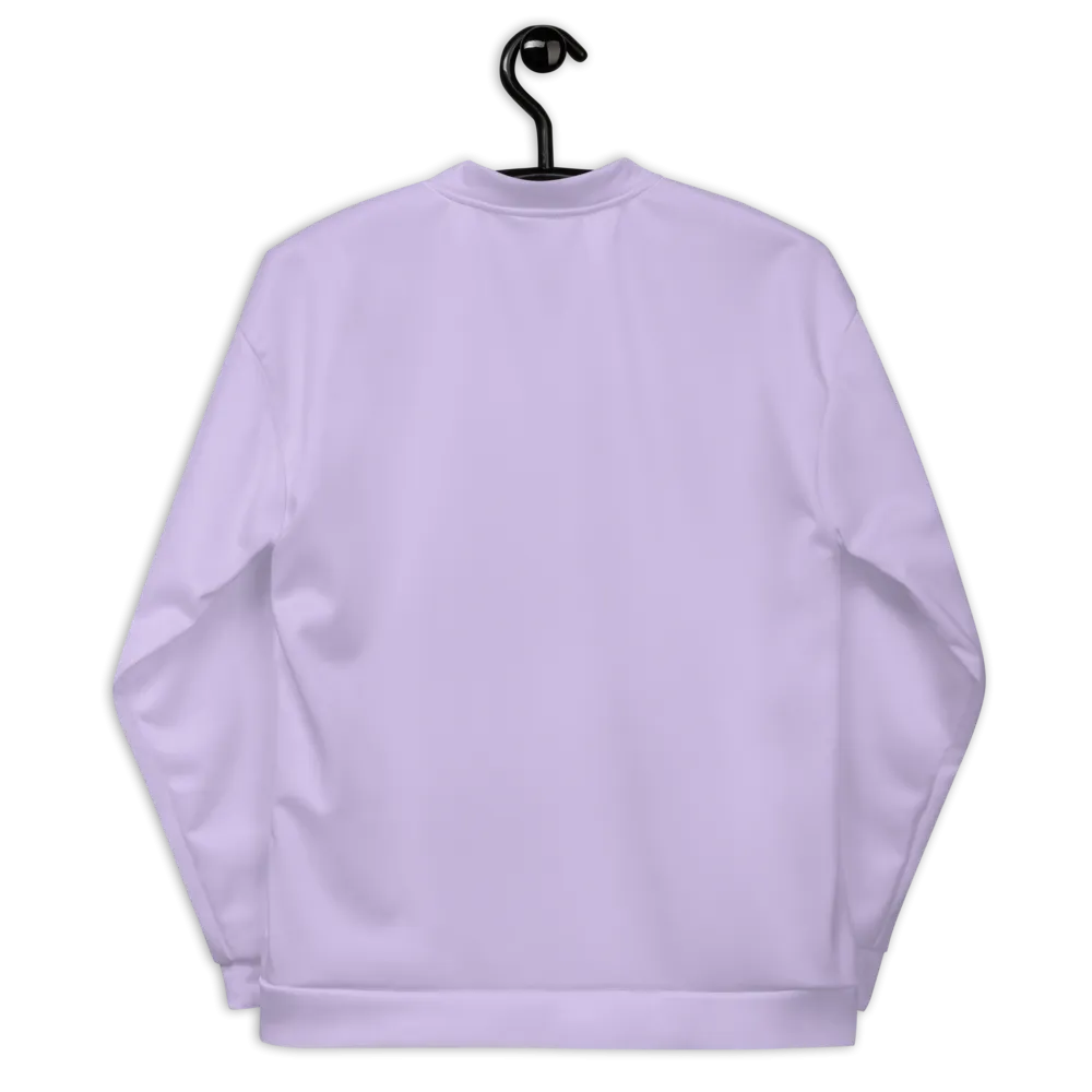 CRXWN | Drip or Dye Sunblocked Run Star Hike Pastel Purple Solid UNISEX Bomber Jacket