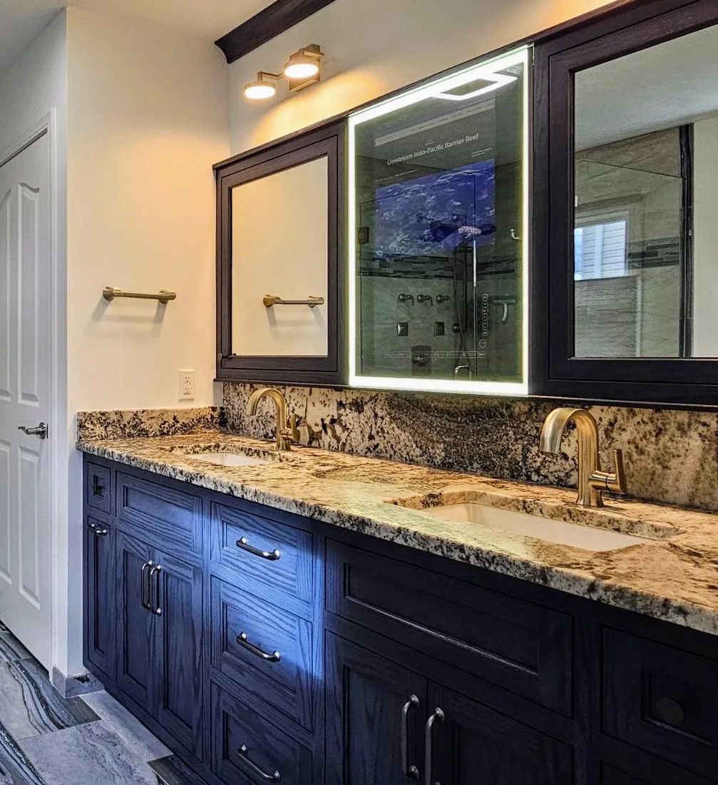 Customize Your Frameless DAKboard Smart Vanity Mirror - Choose Your Display and Mirror Size