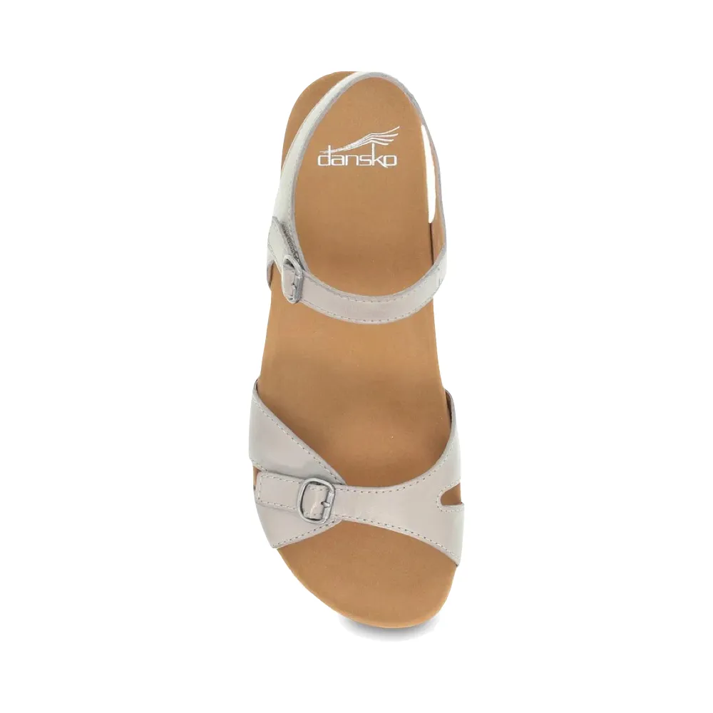 Dansko Women's Judith Leather Sandal in Stone
