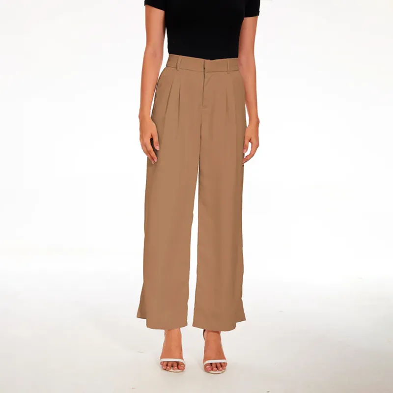 Effortless Tailored Wide Leg Pants