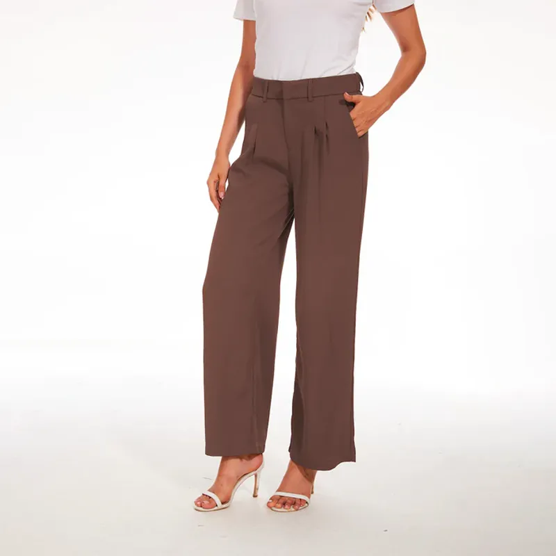 Effortless Tailored Wide Leg Pants