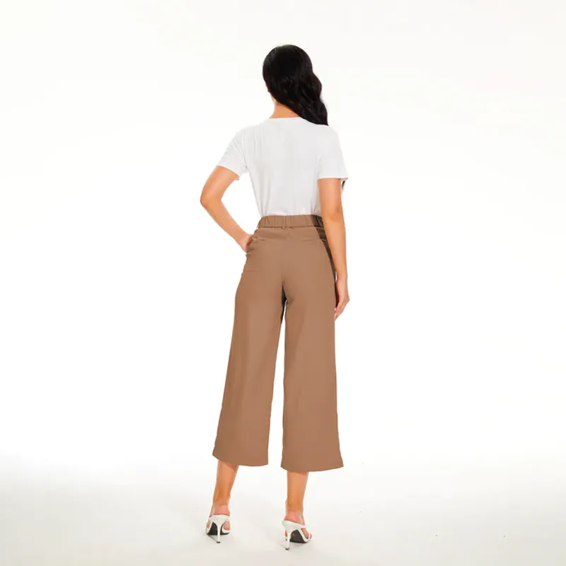 Effortless Tailored Wide Leg Pants