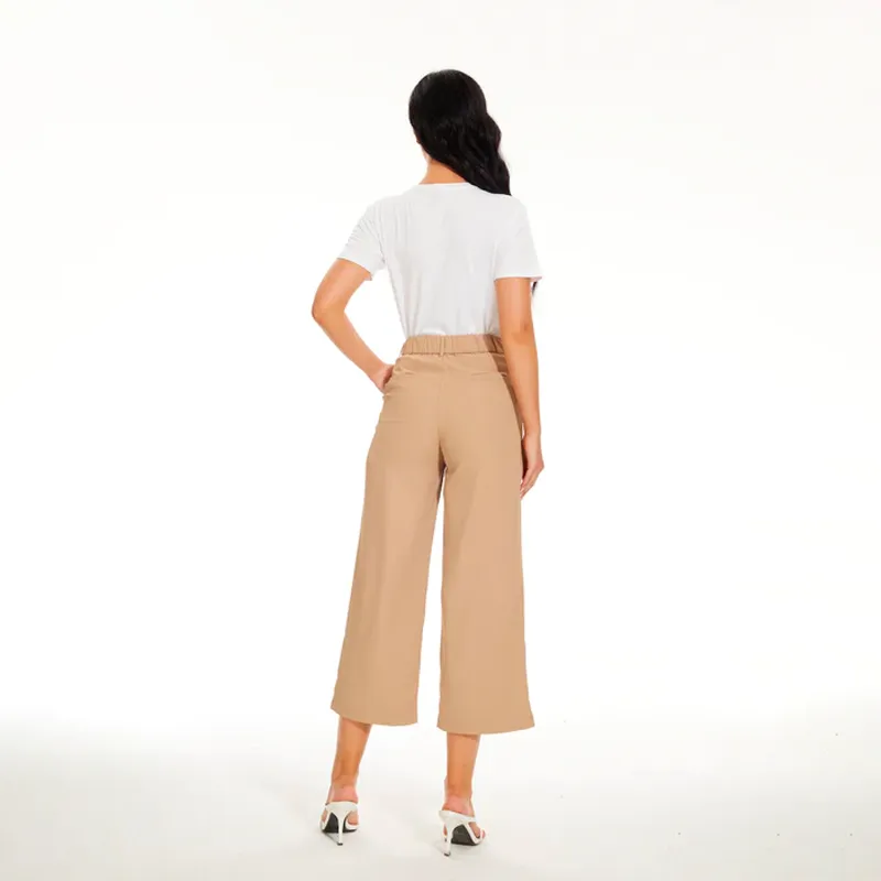 Effortless Tailored Wide Leg Pants