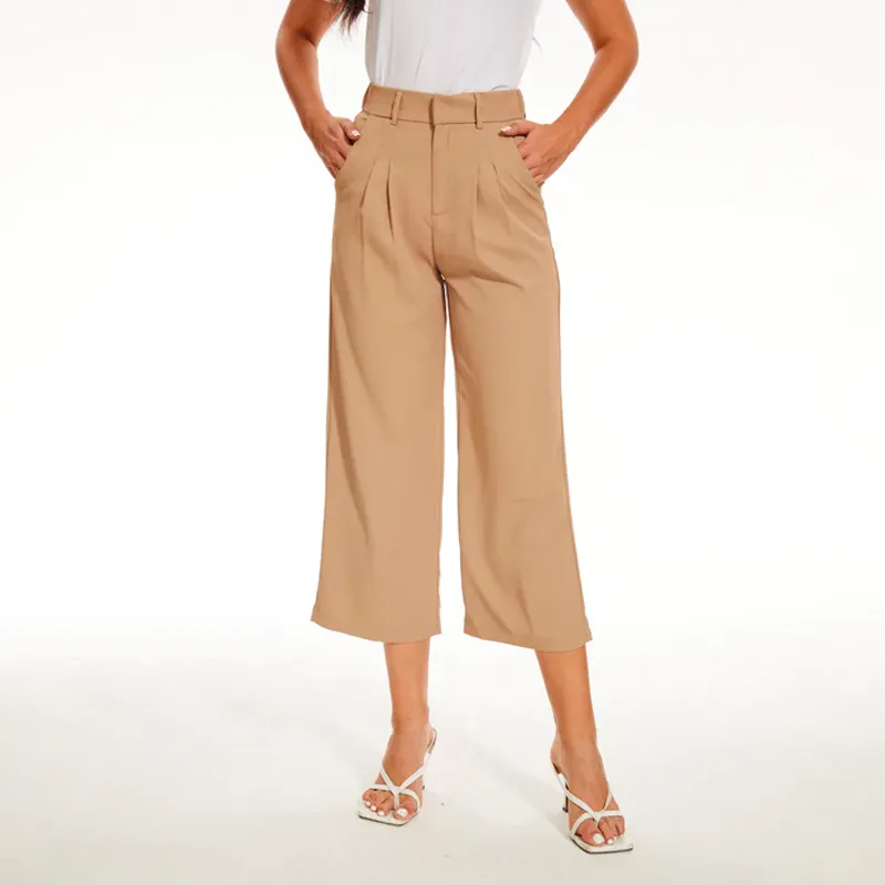Effortless Tailored Wide Leg Pants