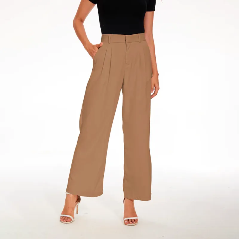 Effortless Tailored Wide Leg Pants