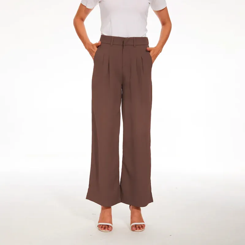 Effortless Tailored Wide Leg Pants