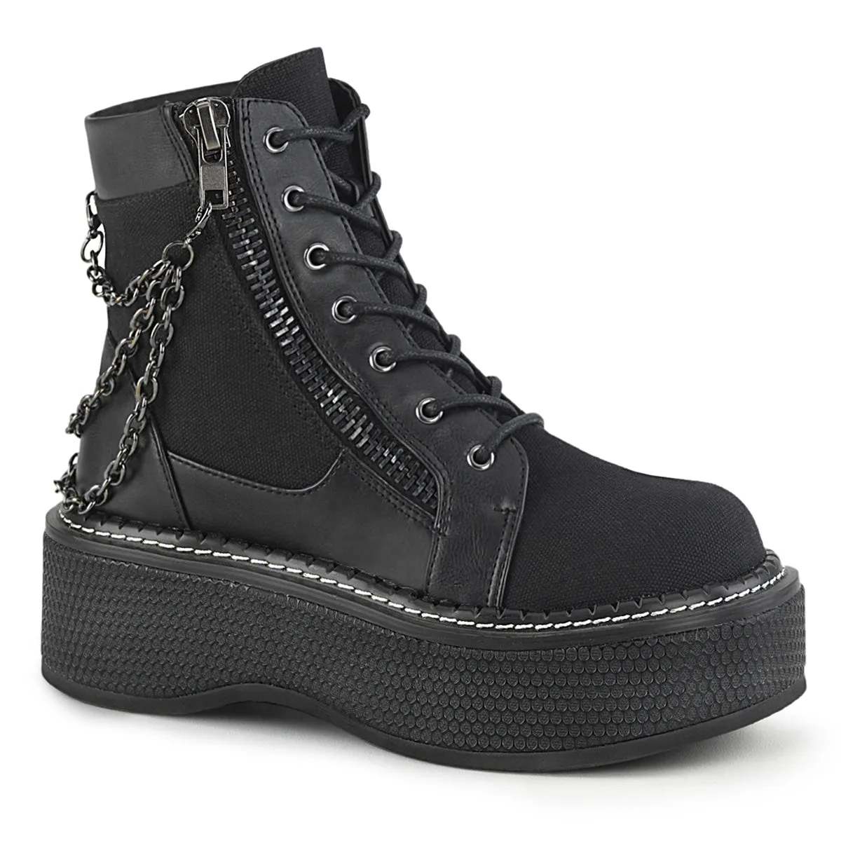 EMILY-114 Demoniacult Alternative Footwear Women's Ankle Boots