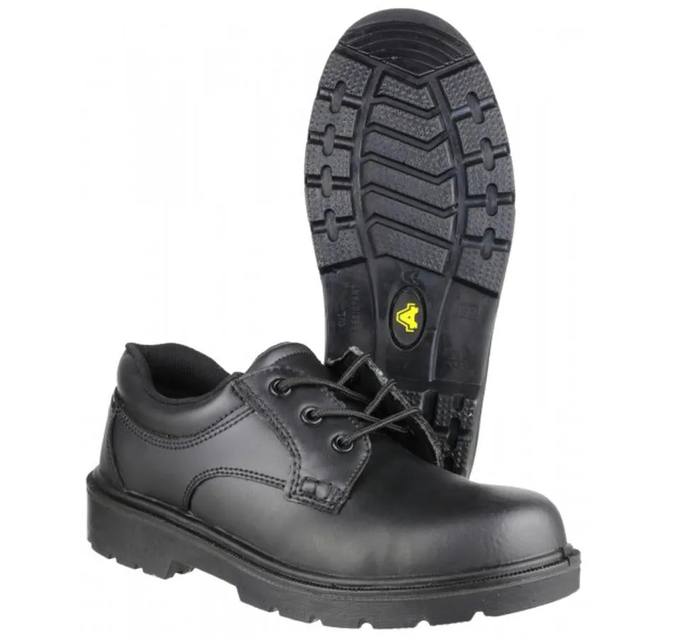 FS38c Amblers Safety Black, Comp:Cap, Midsole Safety Shoes
