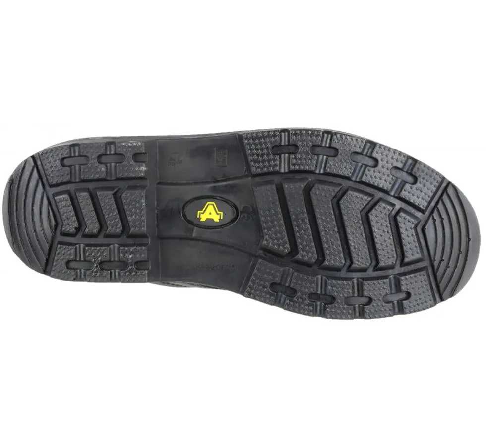 FS38c Amblers Safety Black, Comp:Cap, Midsole Safety Shoes