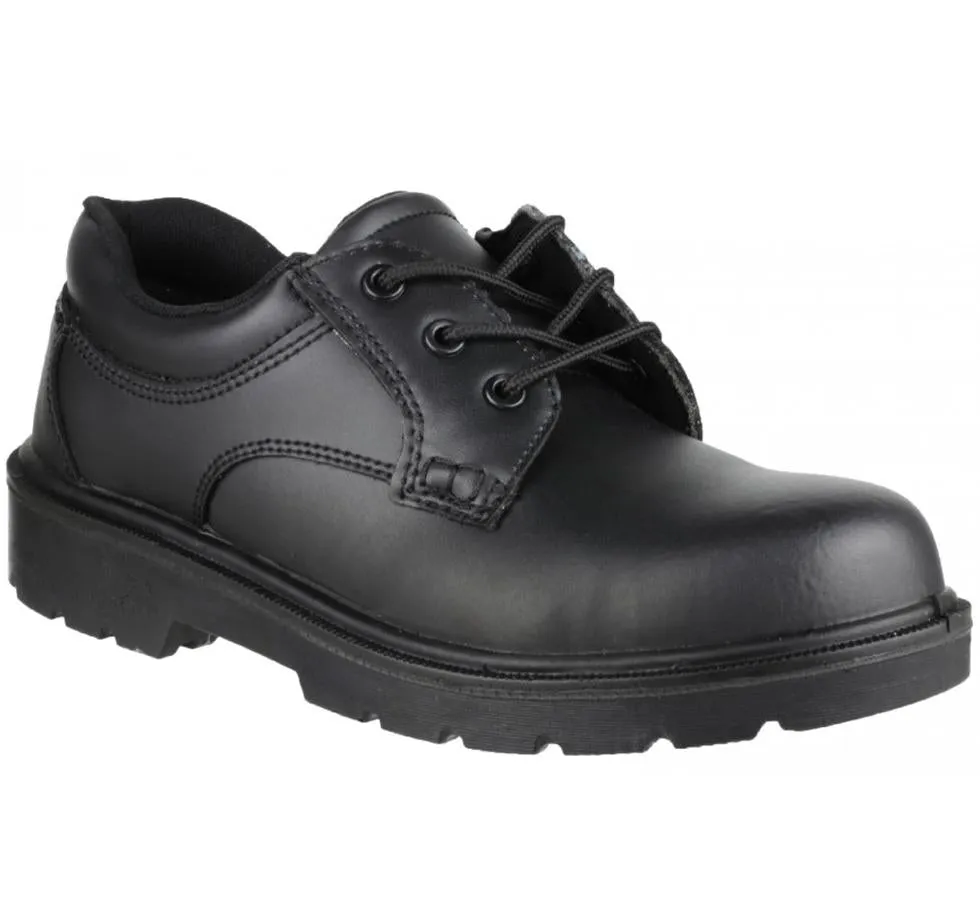 FS38c Amblers Safety Black, Comp:Cap, Midsole Safety Shoes