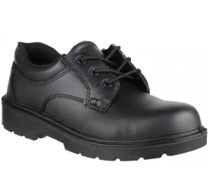 FS38c Amblers Safety Black, Comp:Cap, Midsole Safety Shoes