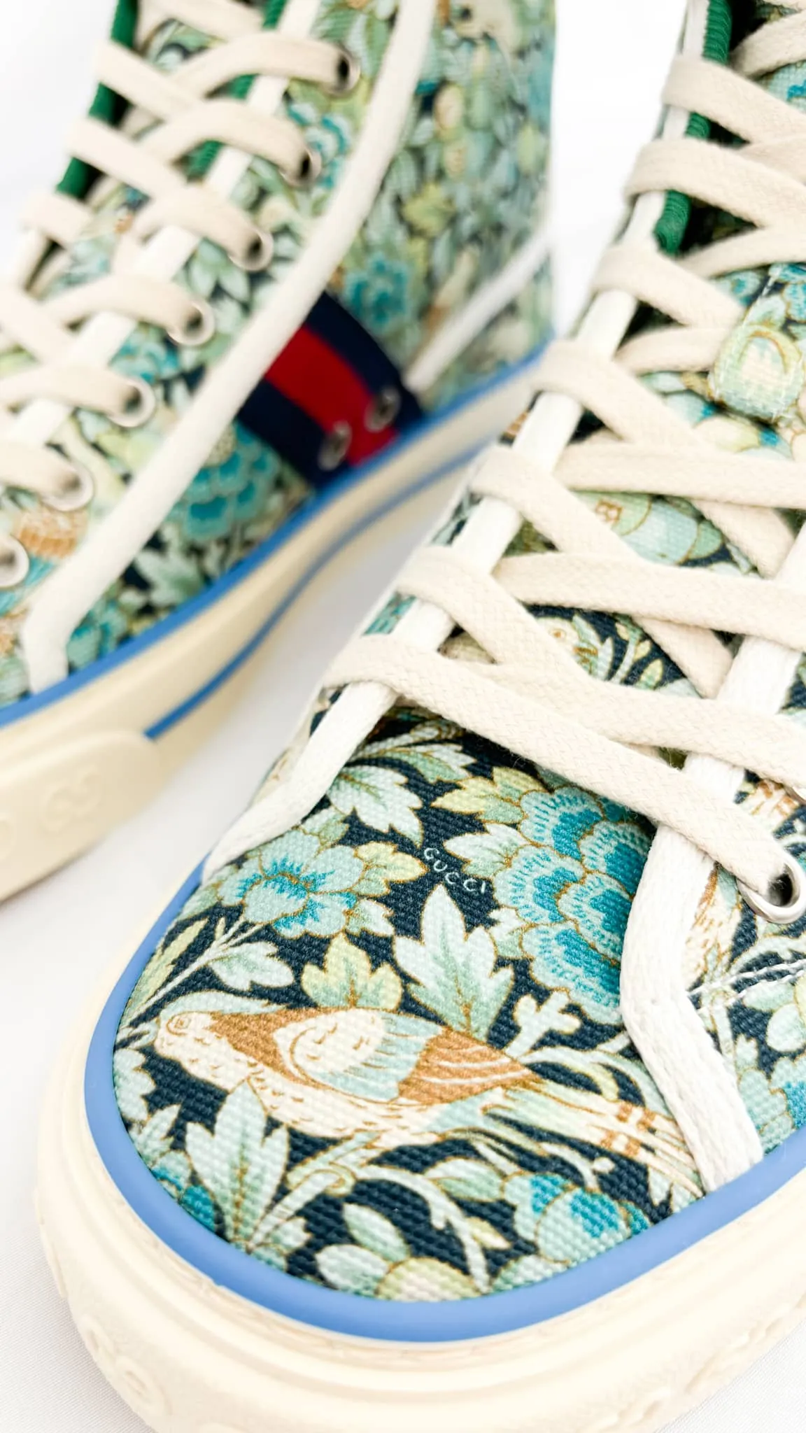 Gucci 1977 X Liberty of London High Top Trainers