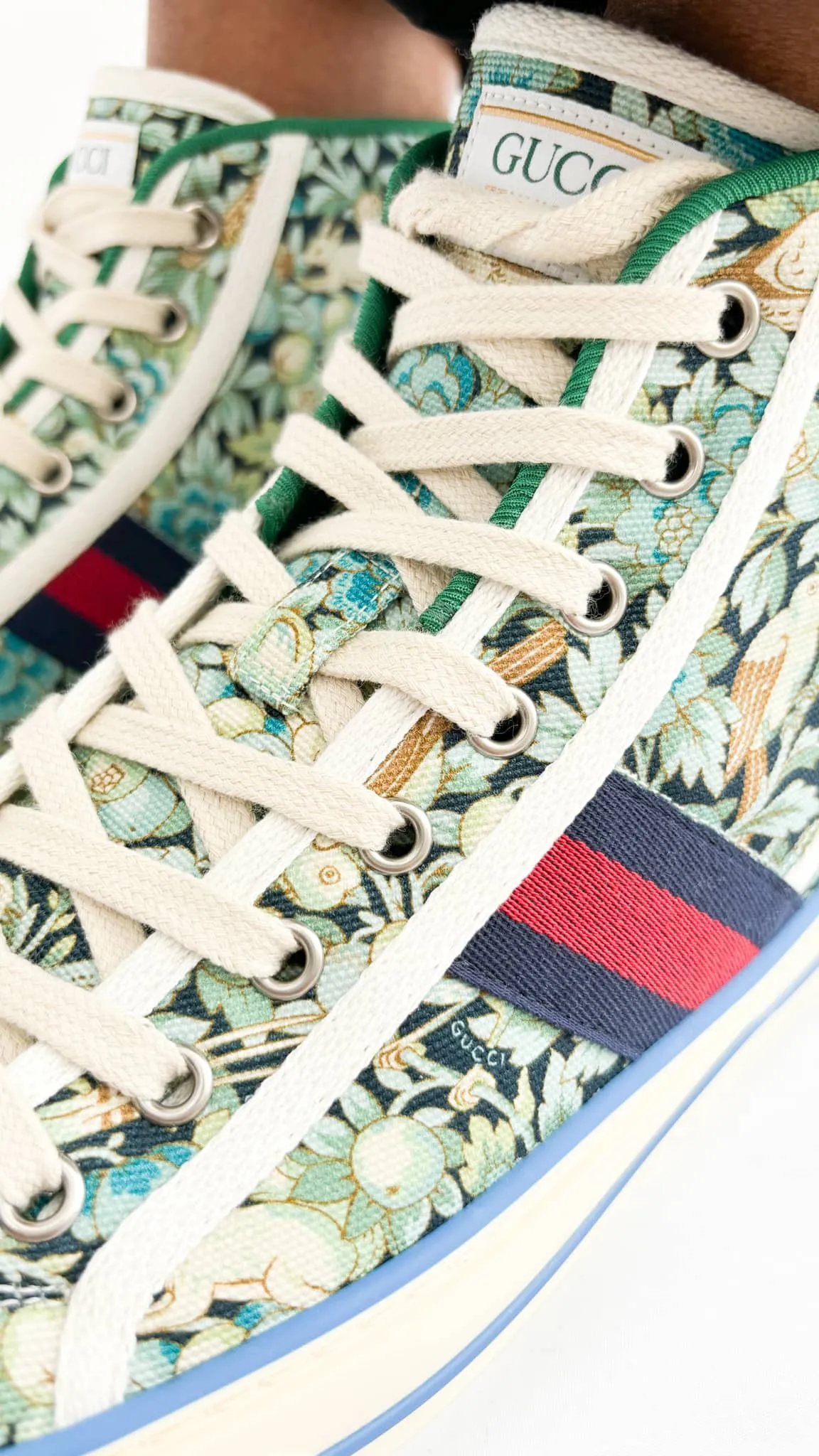 Gucci 1977 X Liberty of London High Top Trainers