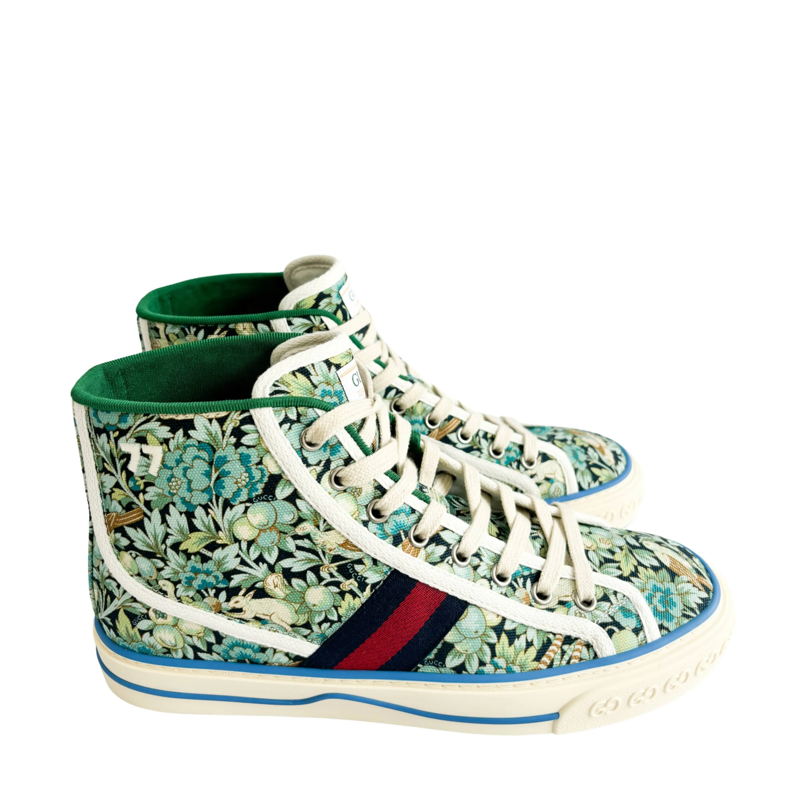 Gucci 1977 X Liberty of London High Top Trainers