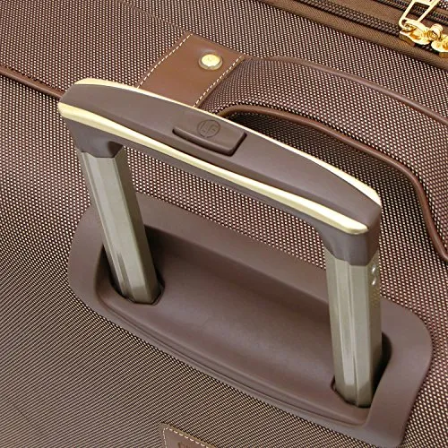 London Fog Kensington 21 Inch Expandable Spinner Carry-on, Bronze