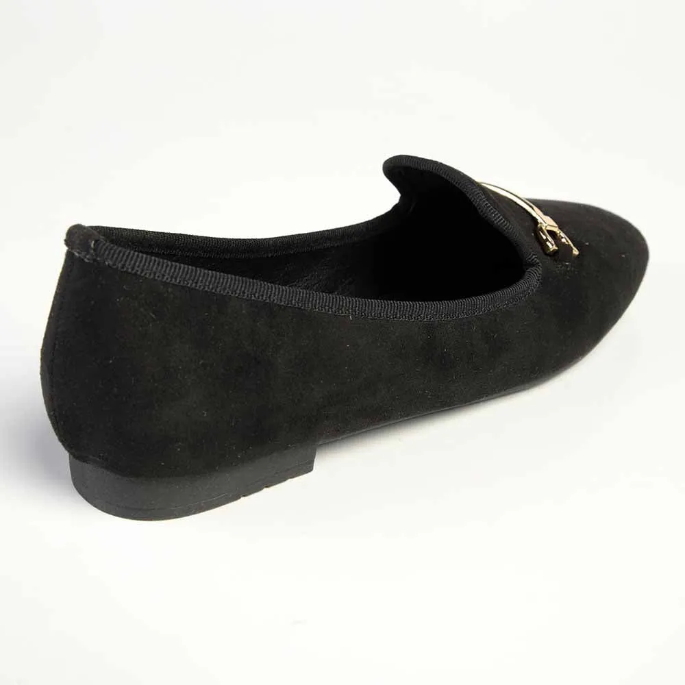 Madison Pearl - Metal Trim Pump - Black