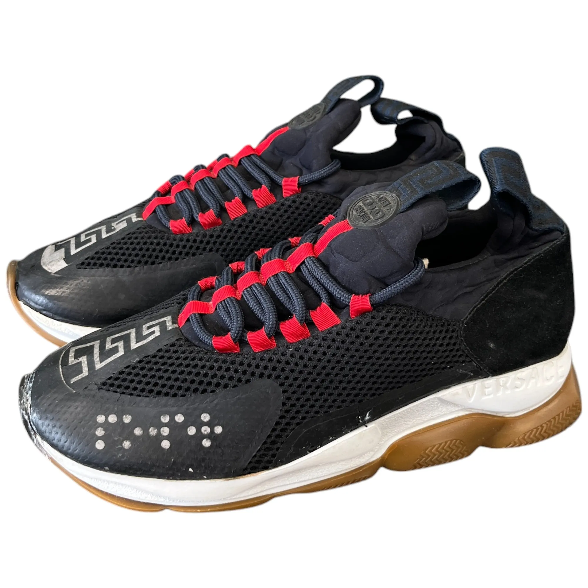 Men's Chain Reaction Low Trainers Black Size EU 44 / UK 10