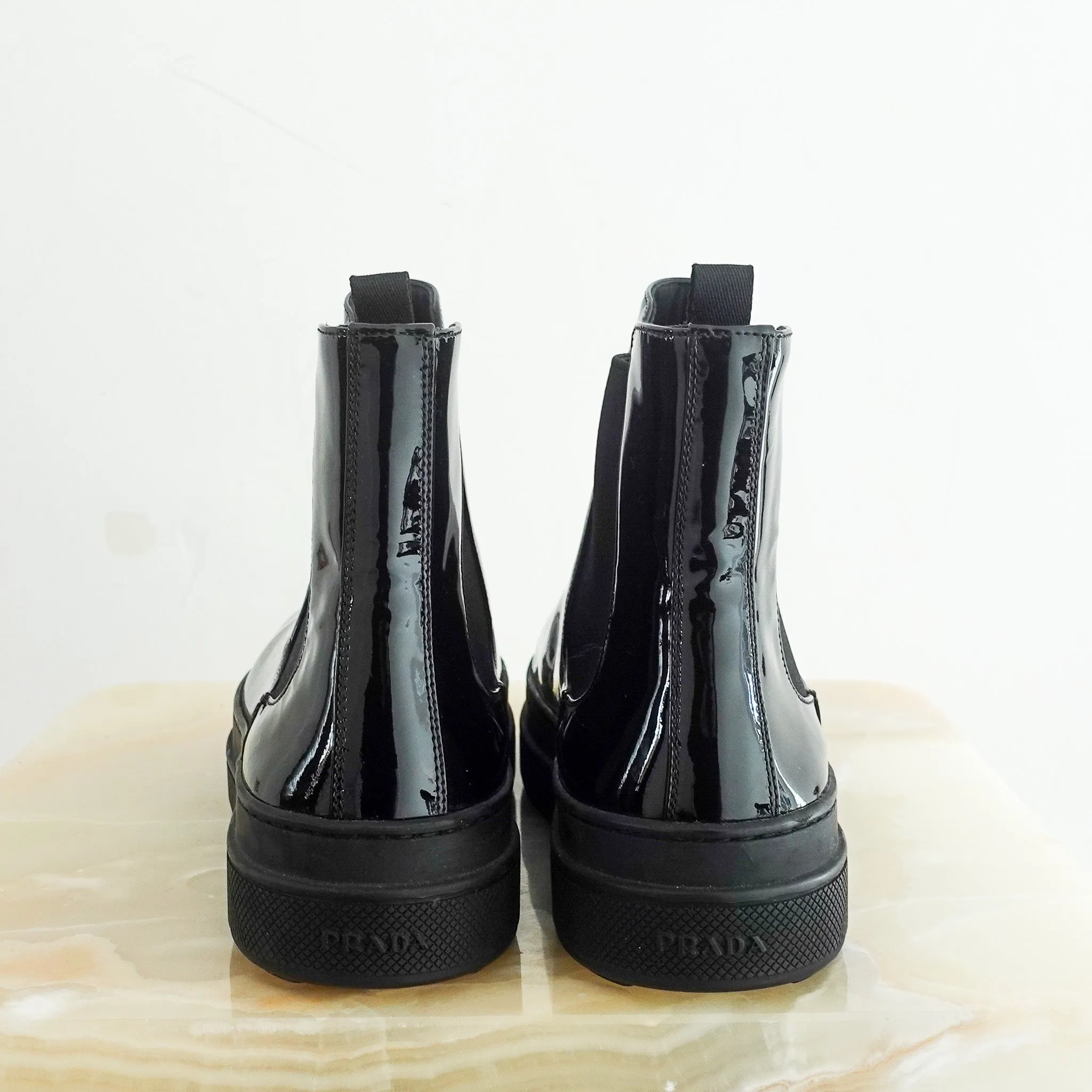 NEW Patent chelsea boot RRP £1.1k