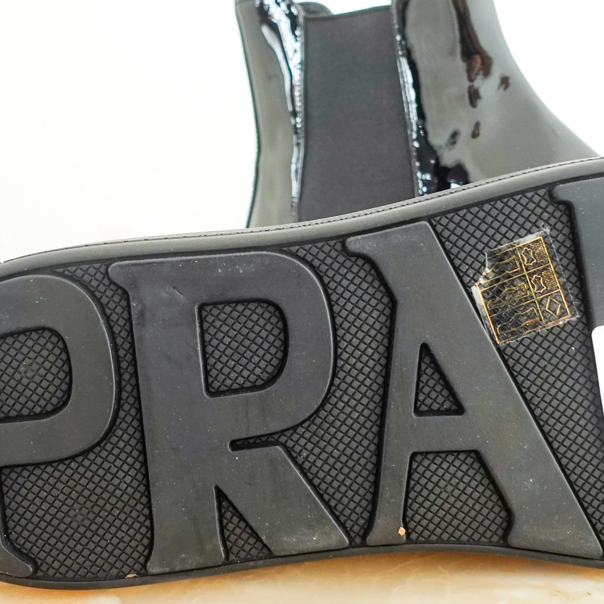 NEW Patent chelsea boot RRP £1.1k