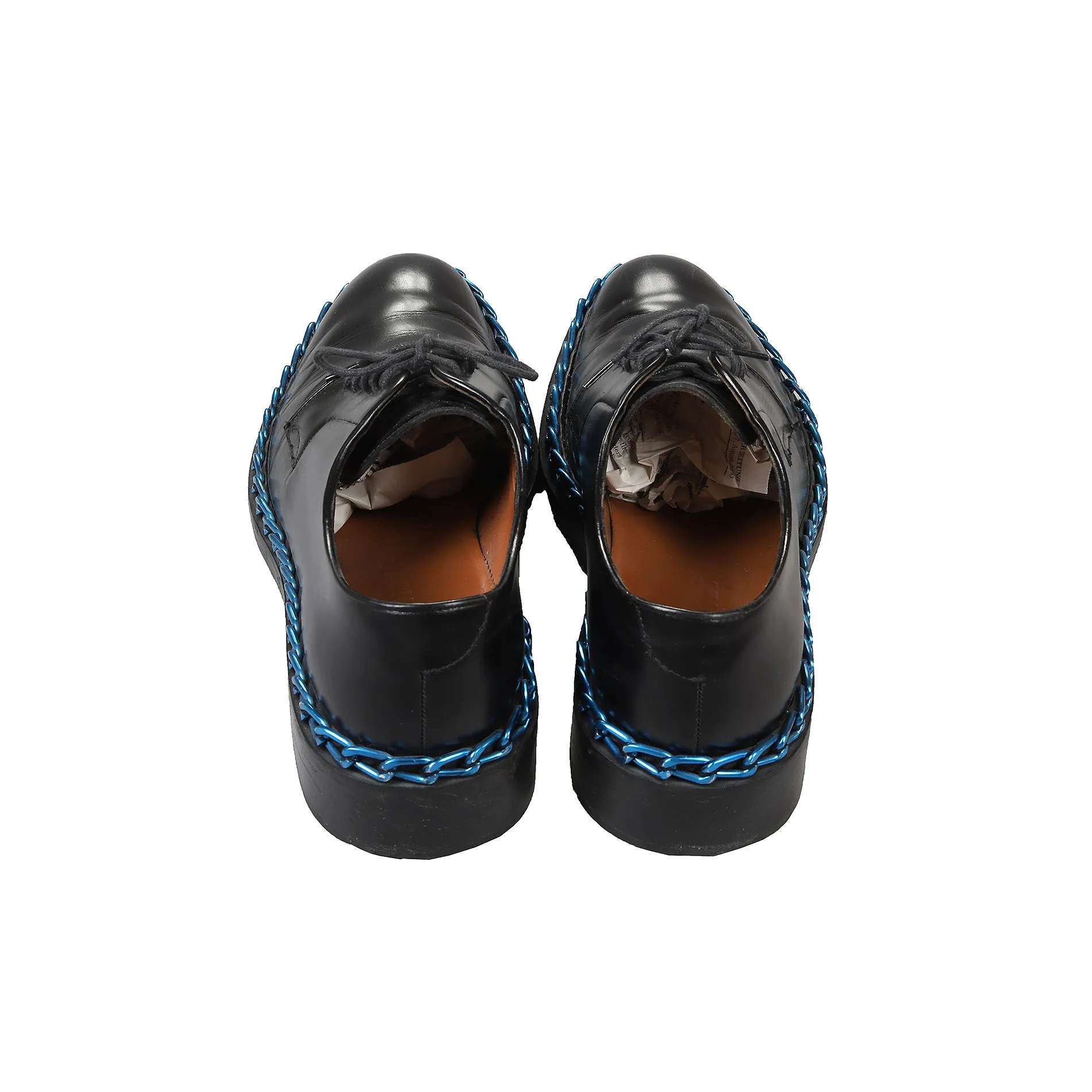 Raf Simons SS12 Metal Chain Leather Derbies