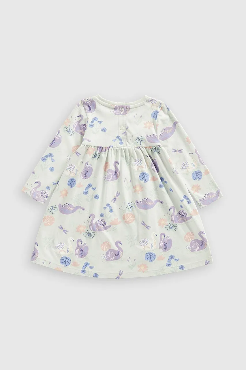 Swan Jersey Dress