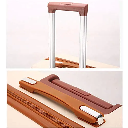 TangFeii-trunk Boarding Luggage Universal 2 Piece Set Spinner Luggage Expandable Travel Suitcase 20in 14in/24in 14in Wheel Upright Carry-on Luggag (Color : Rose Gold, Size : 20in 14in)