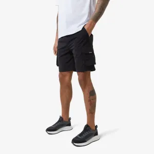 Tech Stretch Poly Cargo Short | Black