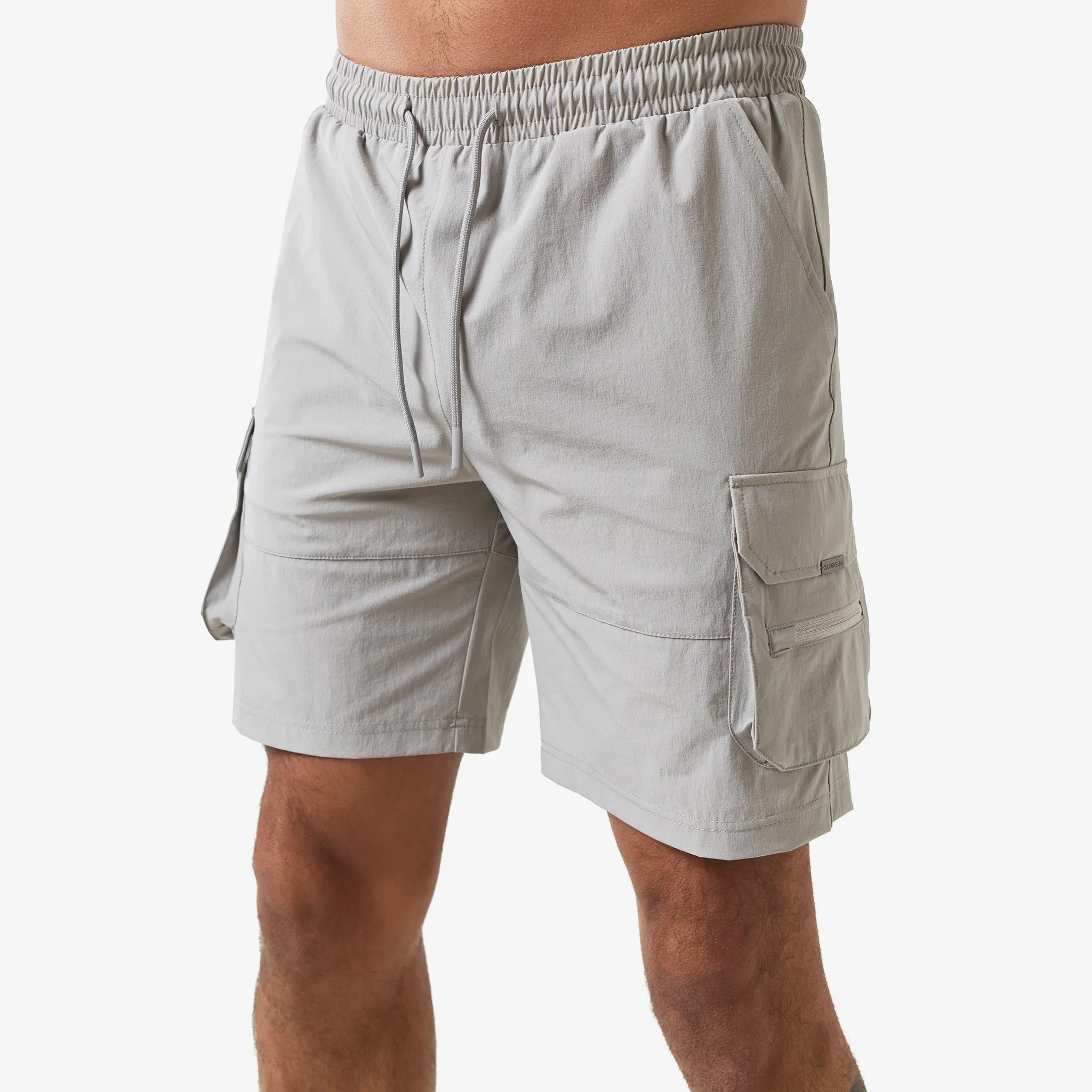 Tech Stretch Poly Cargo Short | Stone