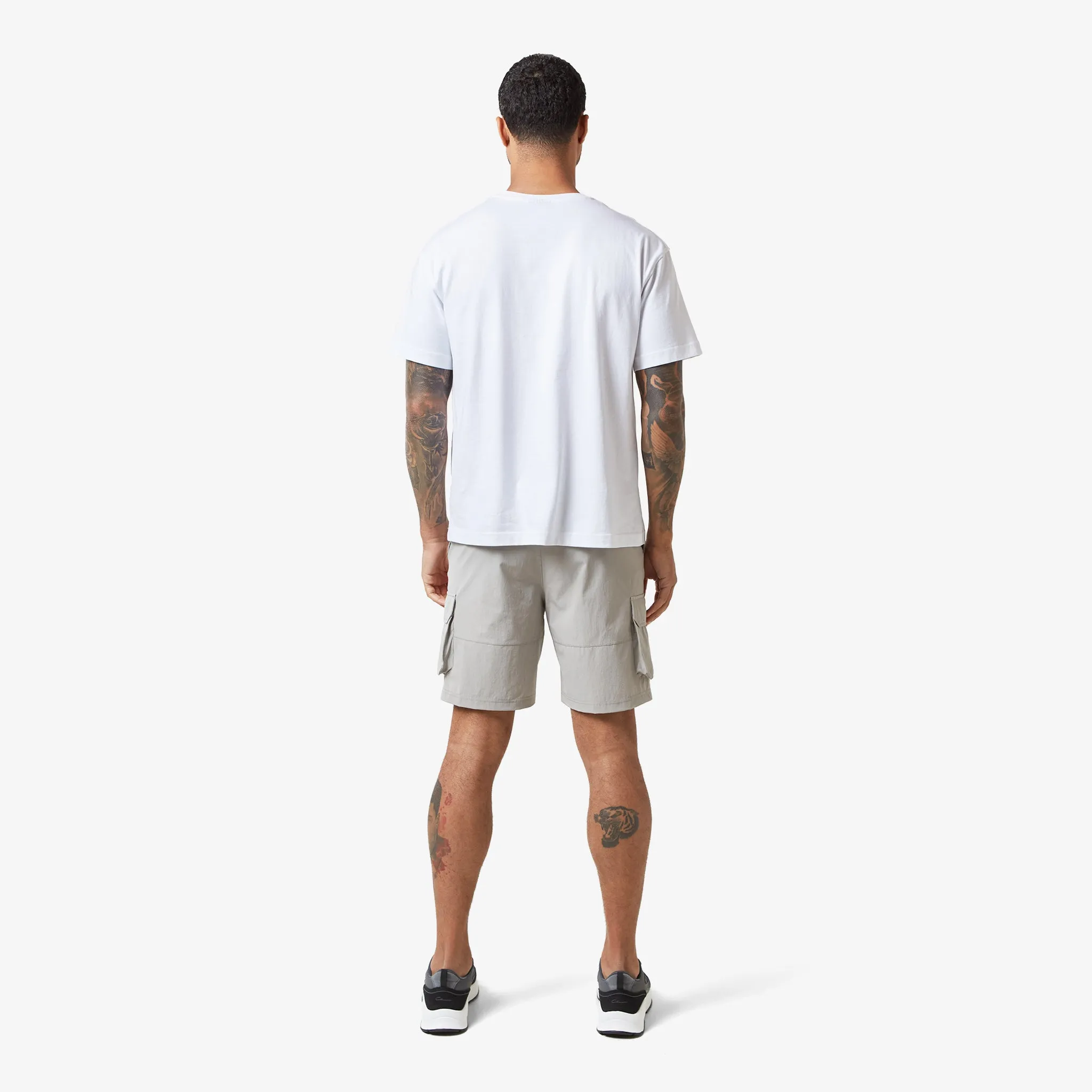 Tech Stretch Poly Cargo Short | Stone