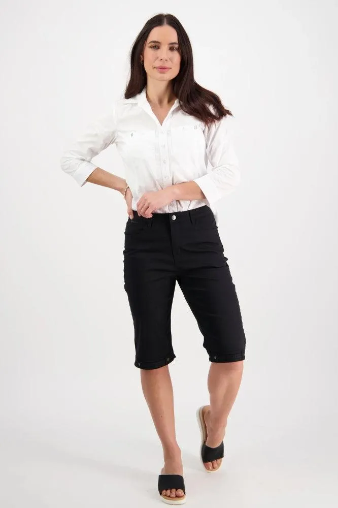 Vassalli Lightweight  Straight Leg Shorts Black