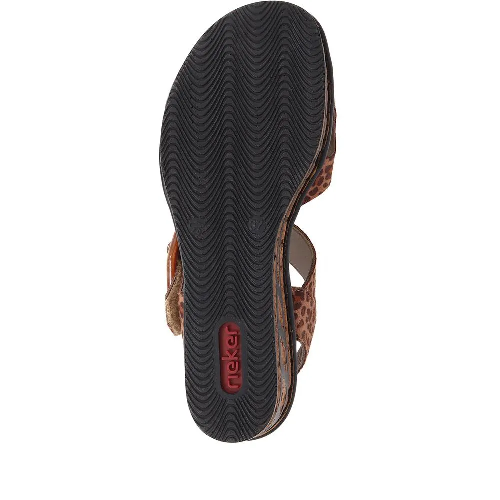 Wedge Two-Tone Sandals - RKR33519 / 319 713