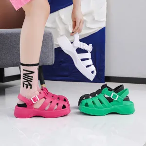 Wholesale Thick Sole Heightening Fashion Versatile Sandals