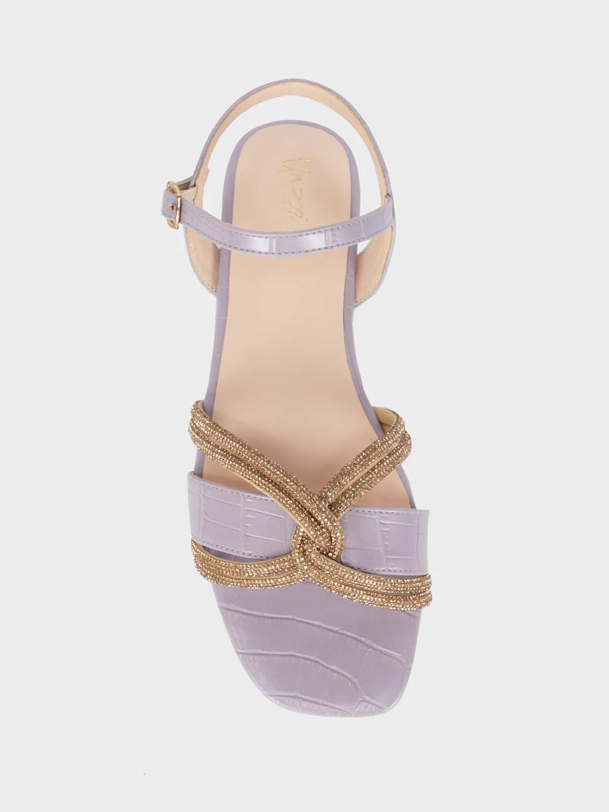 Women's "MARTINA" Crystals Detailing Sandals