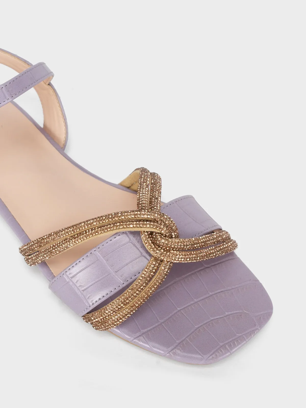 Women's "MARTINA" Crystals Detailing Sandals