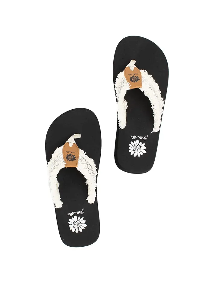 Yellow Box 52351 Womens Foseta Flip Flop Sandals Cream - 3